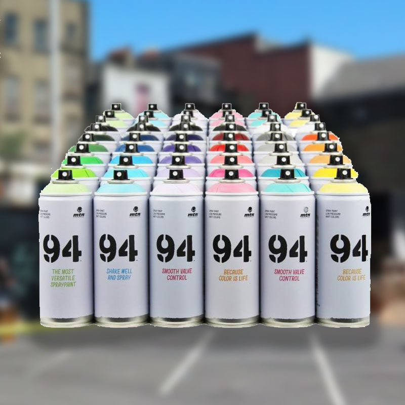 MTN 94 Graffiti Artist Spray Paint 48 x Cans - Choose Colours Montana  Colors 94