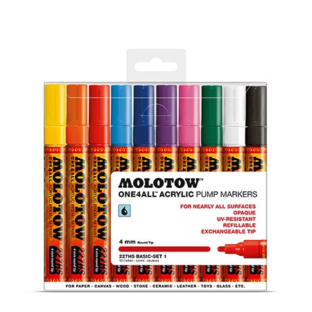 227 Molotow Marker Pack x 10