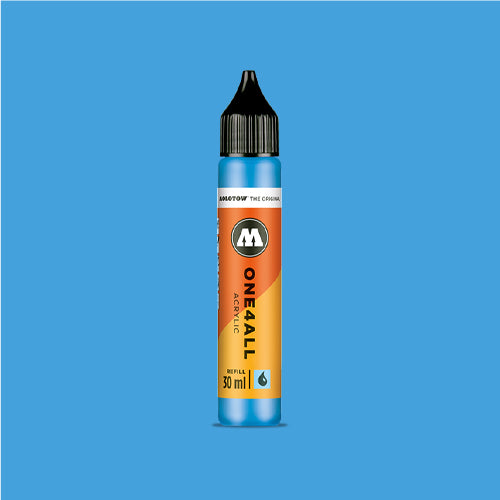 Molotow One4All - Acrylic Refill - 30ml - Shock Blue Middle