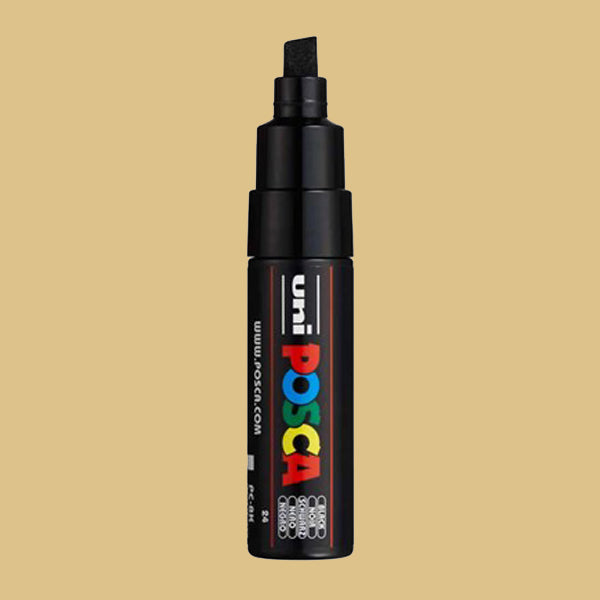 Posca PC-8K Broad Chisel Beige Paint Marker