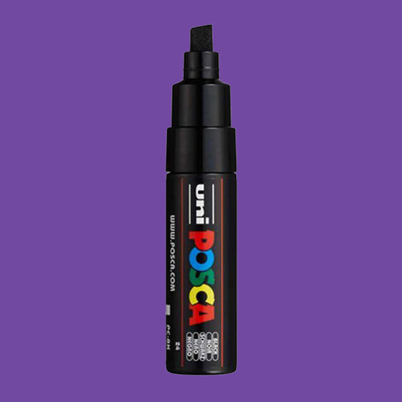Posca PC-8K Broad Chisel Violet Paint Marker