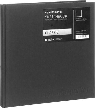 Stylefile Marker Classic: Sketch Book - 21x21cm square