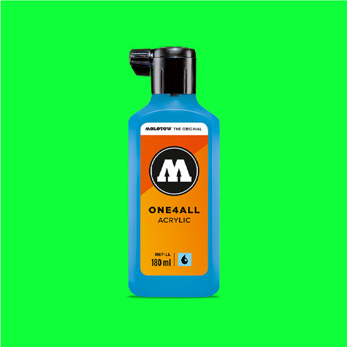 Molotow One4All - Acrylic Refill - Neon Green Fluorescent