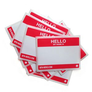 HELLO MY NAME IS - Sticker sleeve